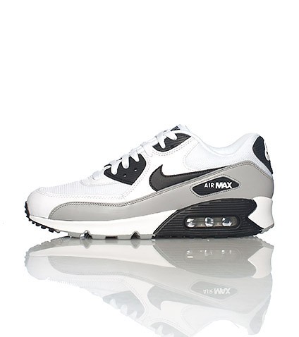 Nike Air Max 90 537384-110 Cuir Blanc Chaussure Running Hommes - ShoemaniaQ